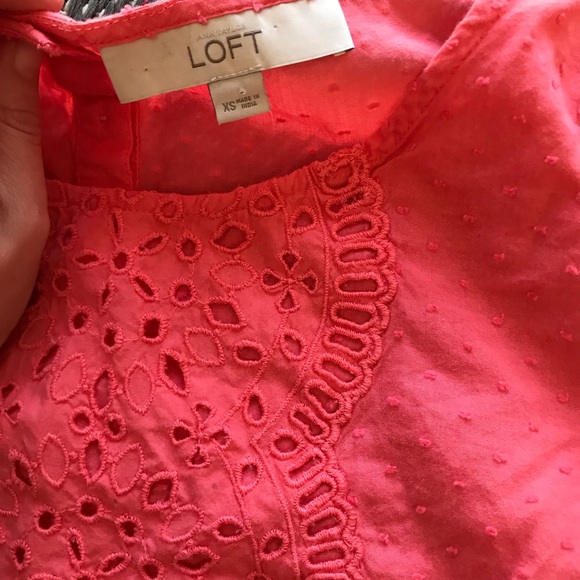 LOFT Eyelet Top - Picture 3 of 5